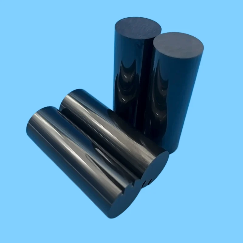 Customized silicon nitride ceramic rod, high-temperature resistant precision ceramic rod, black solid ceramic shaft rod, insulating ceramic pillar