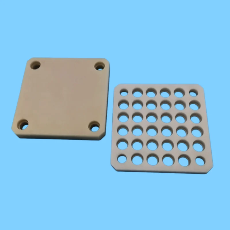 Custom-made ceramic heat dissipation gasket, high-temperature corrosion-resistant special ceramic sheet, insulating aluminum nitride thermal conductive sheet