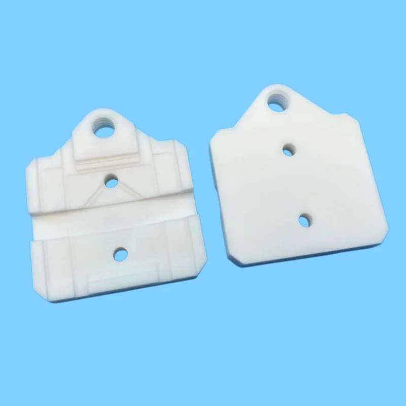 Custom-made irregular Macor ceramic parts, high-temperature resistant insulating microcrystalline glass ceramic blocks