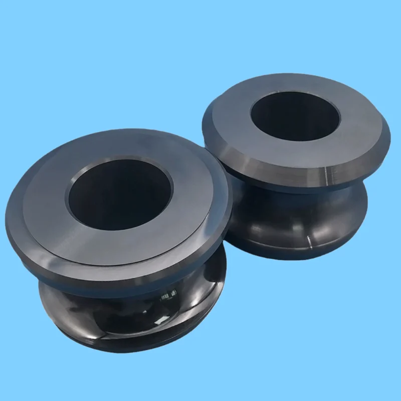 High temperature resistant ceramic roller, wear-resistant insulation ceramic guide wheel, high-strength and pressure resistant silicon nitride roller wheel