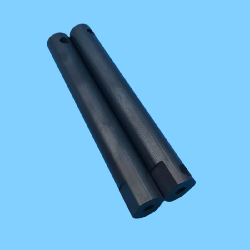 Pressure free silicon carbide shaft customized high-temperature resistant Sic ceramic rod processing manufacturer wear-resistant solid silicon carbide ceramic rod