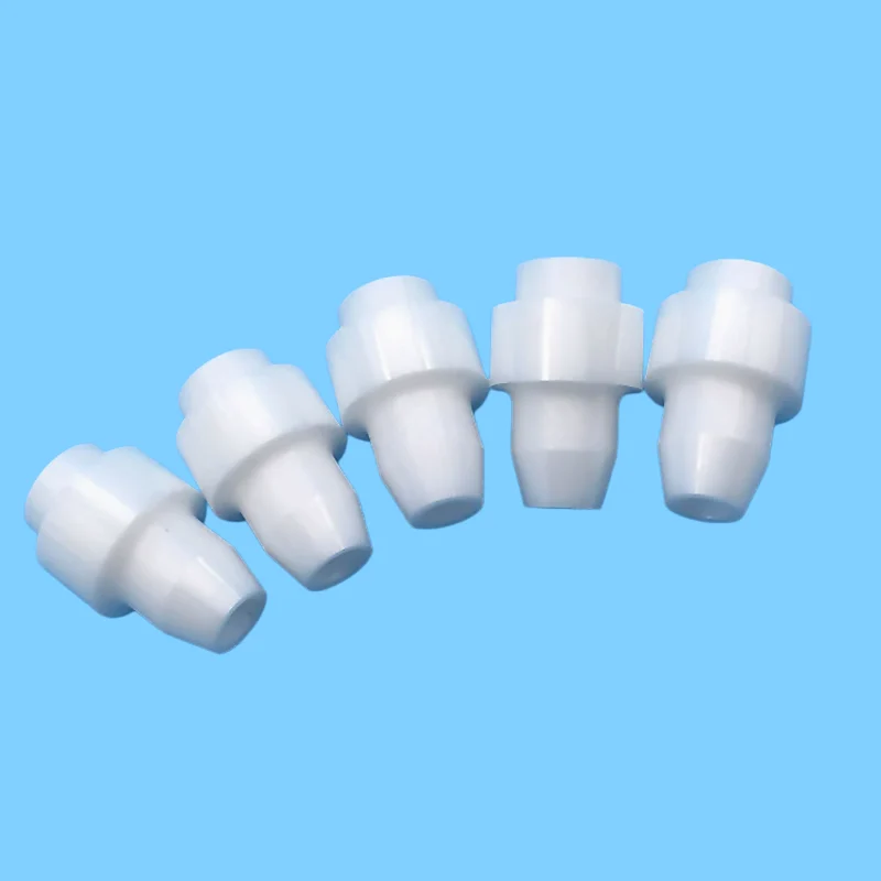 Dongguan Haikun zirconia shaft sleeve custom processing precision insulation, high voltage resistance, wear-resistant ceramic cap