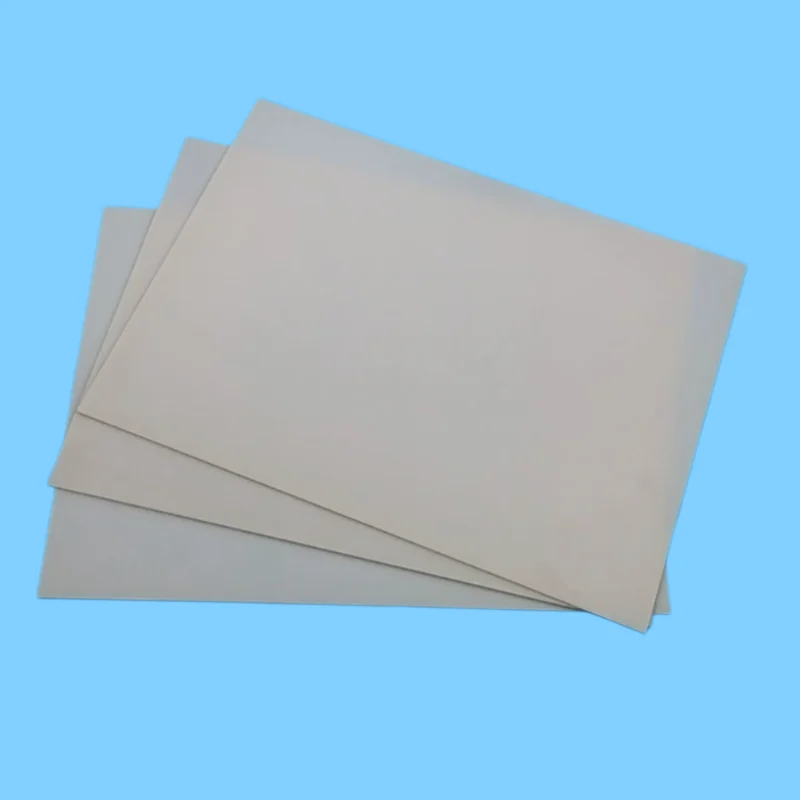 Aluminum nitride ceramic substrate customized insulation ceramic heat sink thermal conductive ceramic thin sheet aluminum nitride substrate