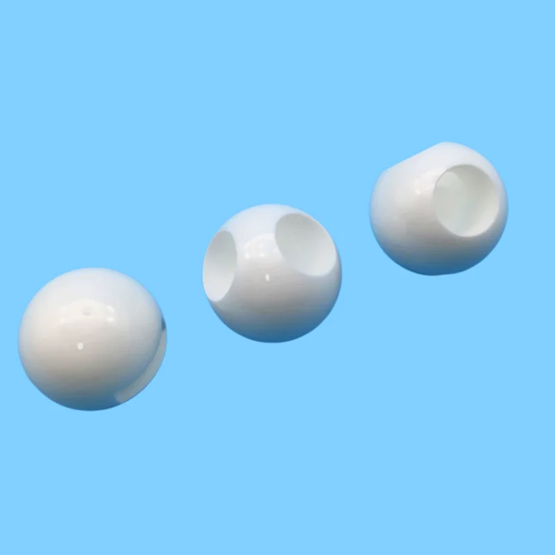 Ceramic ball valve core, impact resistant and wear-resistant zirconia valve body processing, insulation and high temperature resistant ceramic valve accessories manufacturer