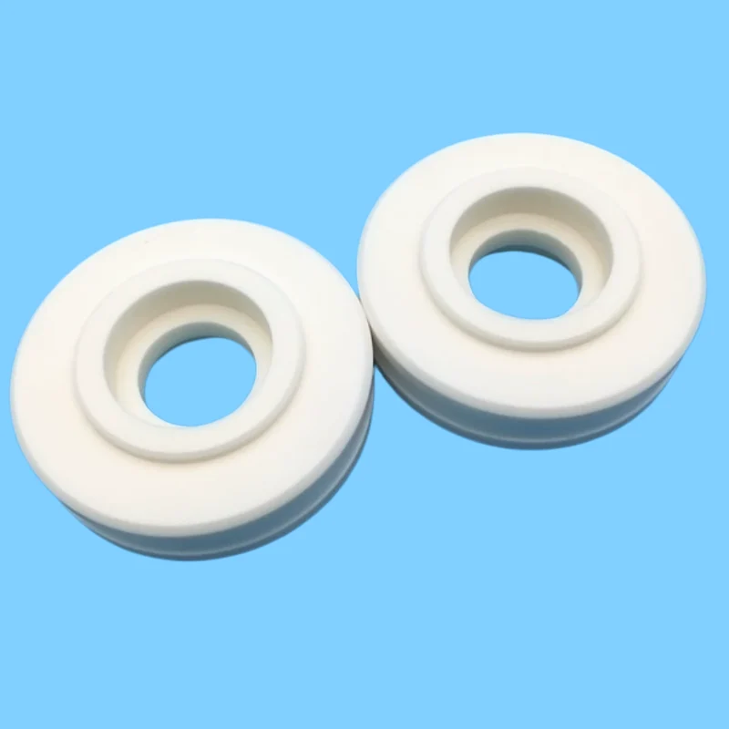 Customized ceramic roller insulation, wear-resistant alumina ceramic wheel, non-standard ceramic shaft sleeve processing