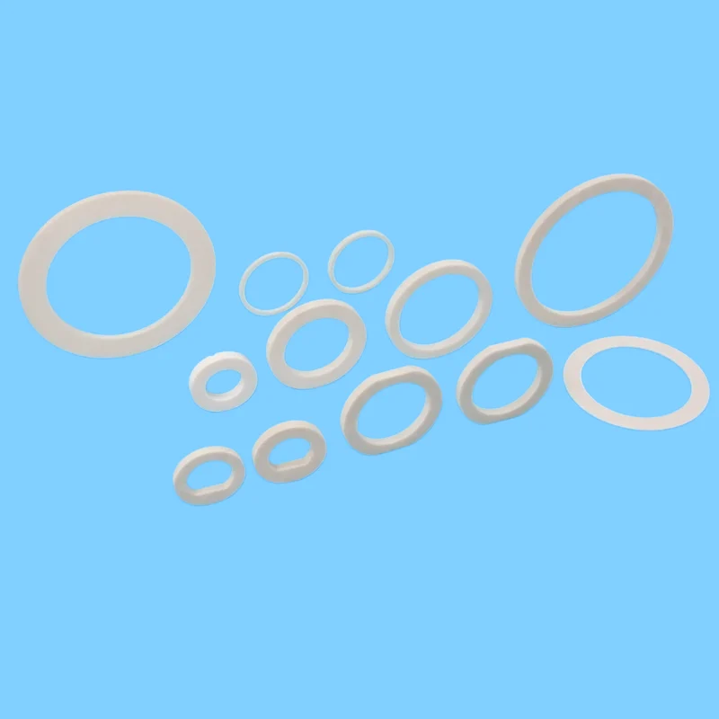 Customized Ceramic Ring Aluminum Oxide Ceramic Ring 10-90mm High Temperature Resistant Ceramic Insulation Ring Laser Ceramic Ring Cutting