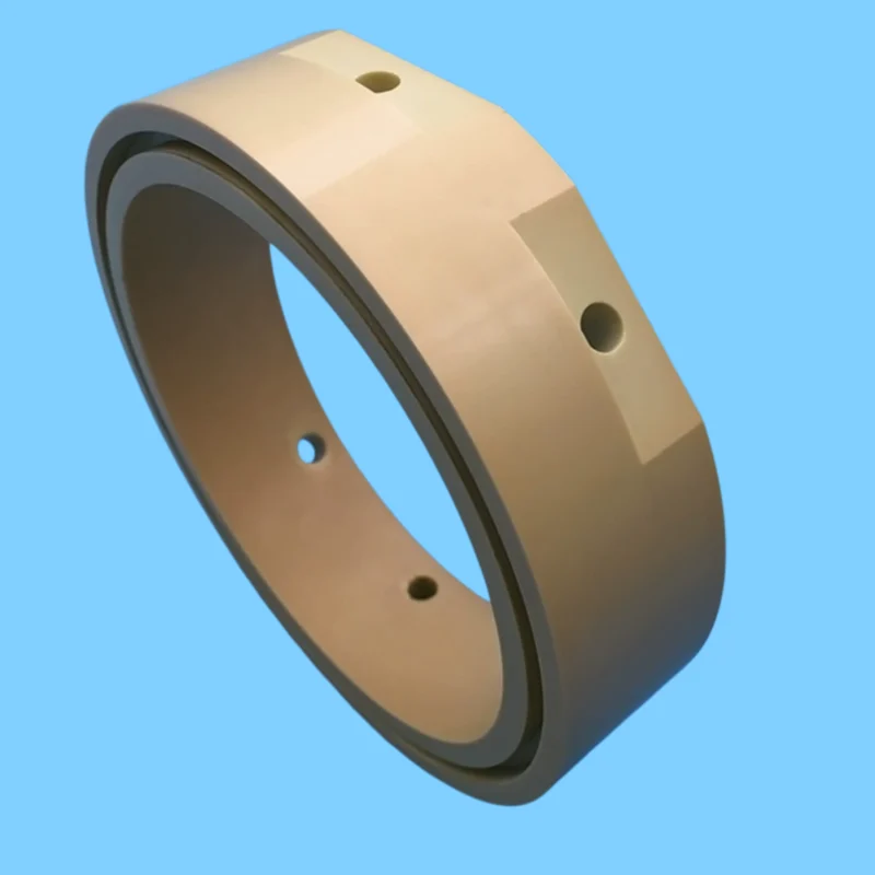 Customized wear-resistant and high-temperature resistant magnesium oxide stabilized zirconia insulation ceramic ring