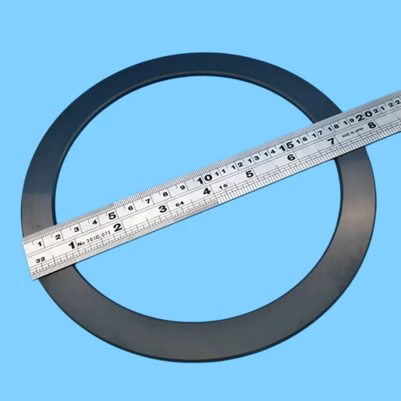 Silicon nitride ceramic compression ring insulation wear-resistant industrial ceramic sealing ring high temperature pressure resistant silicon nitride ceramic gasket