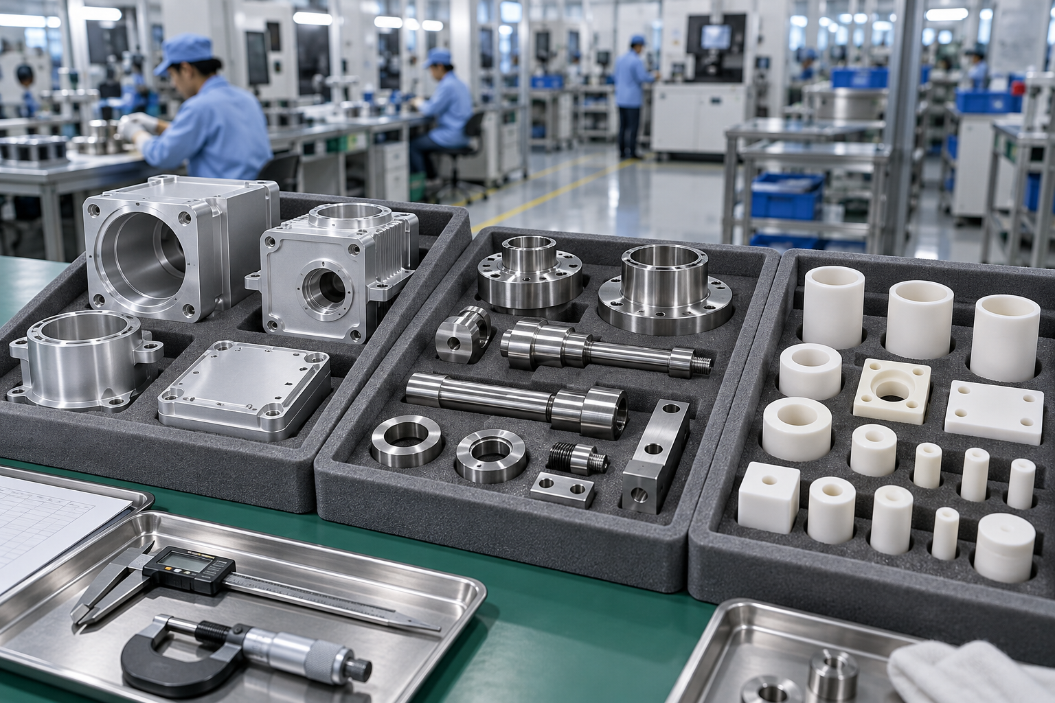 Combined Metal and Ceramic Precision Components
