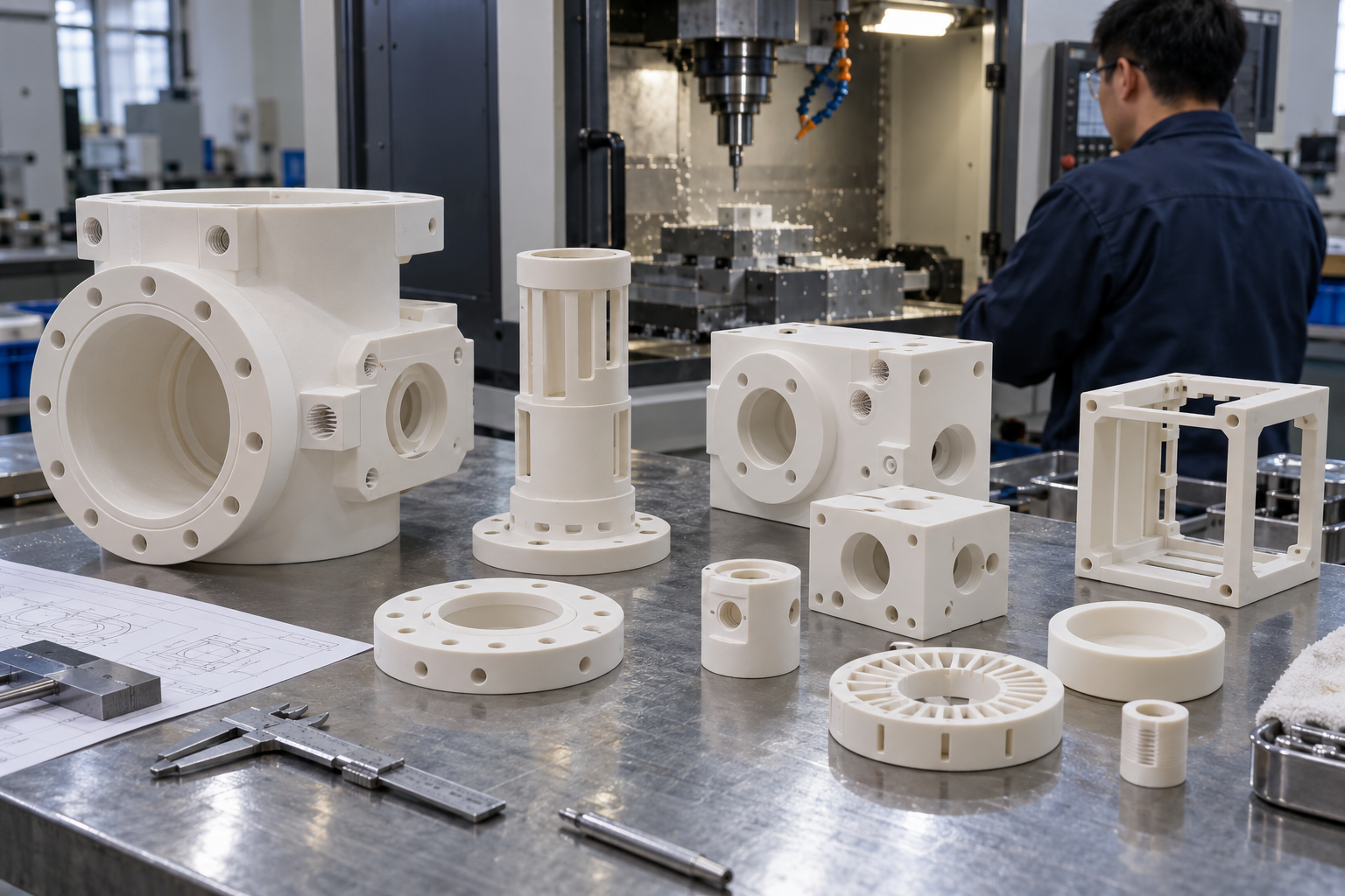 Macor Machinable Ceramic Vacuum Structures